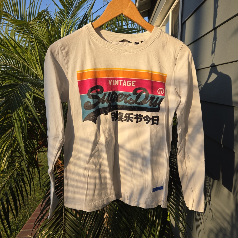 Superdry Vintage Multicolor Long Sleeve Tee